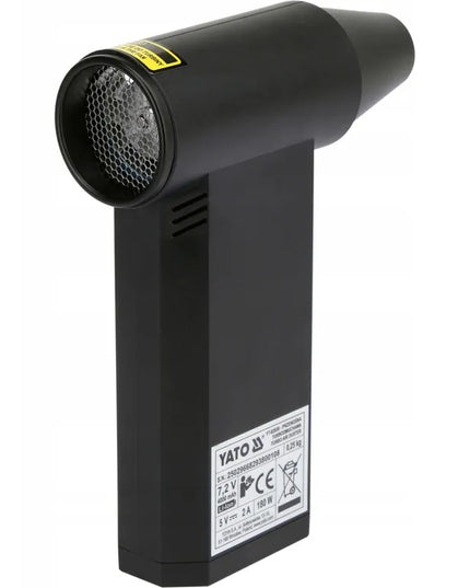 Belaidė mini turbo orpūtė valymui 4Ah 180W USB-C Yato YT-82938