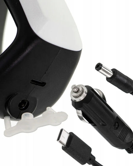 Belaidis rankinis automobilinis dulkių siurblys, 84 W, su priedais, USB-C / 12 V