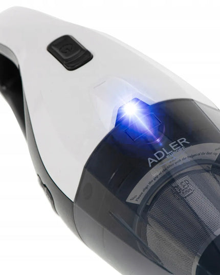 Belaidis rankinis automobilinis dulkių siurblys, 84 W, su priedais, USB-C / 12 V