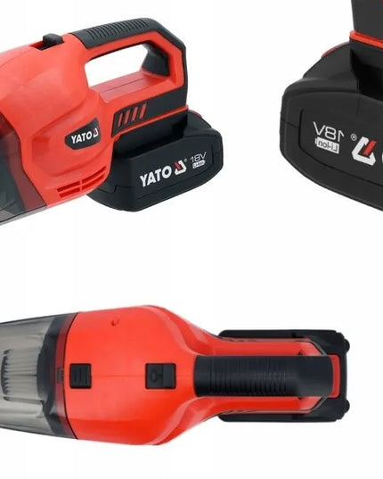 Belaidis automobilio dulkių siurblys 18 V su 4 Ah akumuliatoriumi „YATO“ YT-85682