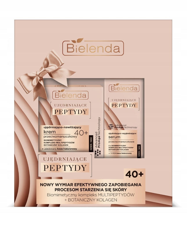 BIELENDA Kosmetikos rinkinys 40+ moterims su stangrinančiais peptidais