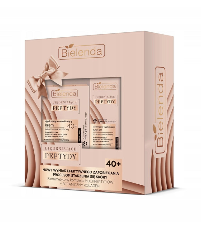 BIELENDA Kosmetikos rinkinys 40+ moterims su stangrinančiais peptidais