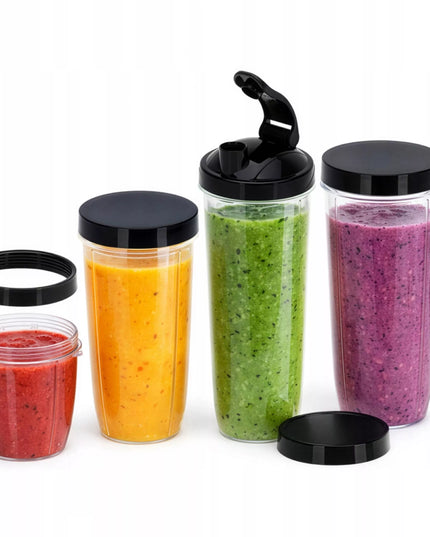 Stalo trintuvas smoothie kokteiliams 1200W + 4 buteliukai/puodeliai