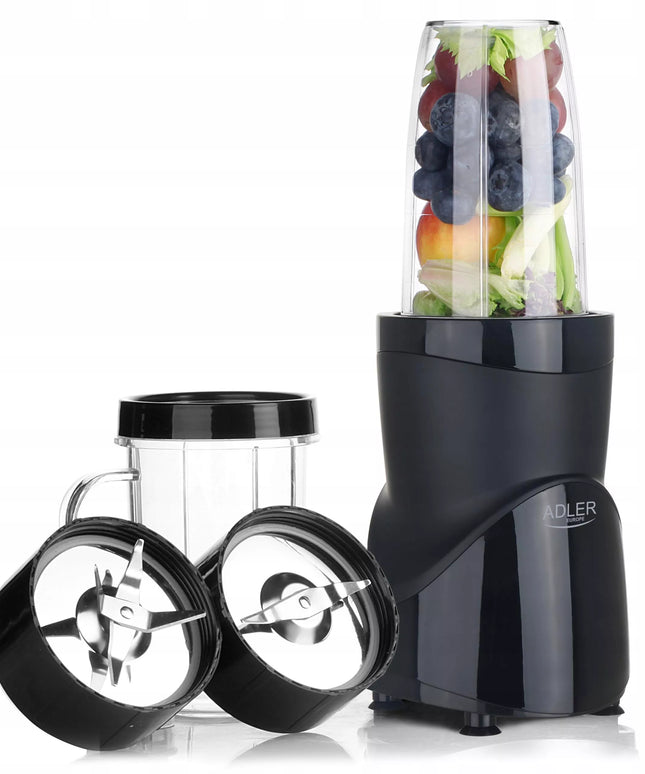 BLENDERIS KOKTEILIAMS IR SMOOTHIE 1200W + 4 buteliai puodeliai gertuvės