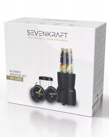 Stalo trintuvas smoothie kokteiliams 1200W + 4 buteliukai/puodeliai