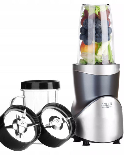 Stalo trintuvas smoothie kokteiliams 1200W + 4 buteliukai/puodeliai