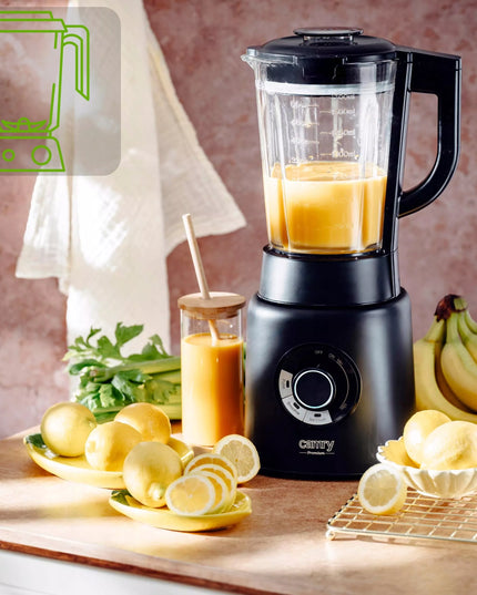 STIKLINIS BLENDERIS 1,7 L SMŪTiams, KOKTEILIAMS, TITANO PEILIUKAI