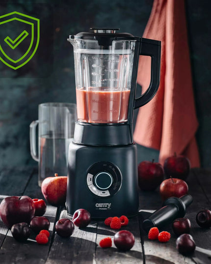 STIKLINIS BLENDERIS 1,7 L SMŪTiams, KOKTEILIAMS, TITANO PEILIUKAI