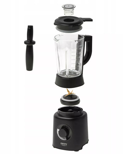 STIKLINIS BLENDERIS 1,7 L SMŪTiams, KOKTEILIAMS, TITANO PEILIUKAI