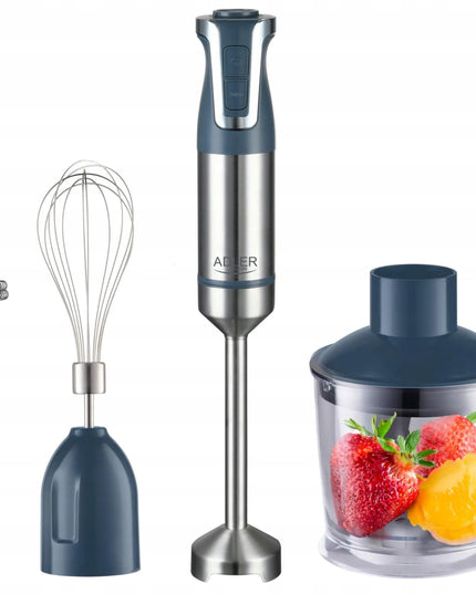 Adler rankinis daugiafunkcis trintuvas 1800W Turbo, 20 greičių, gausus rinkinys