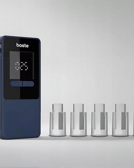 Profesionalus elektrocheminis alkotesteris Boste Roadster Pro su kandikliais ir programėle