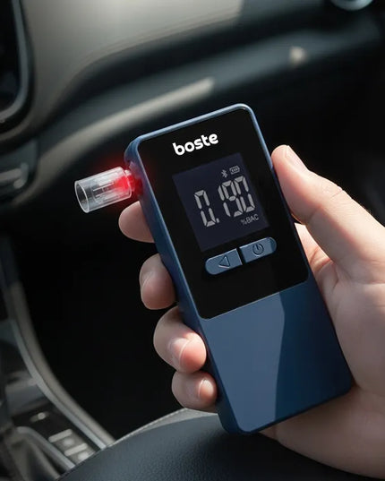 Profesionalus elektrocheminis alkotesteris Boste Roadster Pro su kandikliais ir programėle