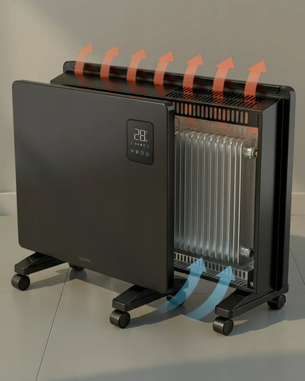 Boste elektrinis konvekcinis radiatorius 2500W SMART WIFI LED