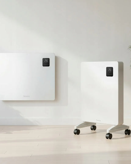 BOSTE ELEKTRINIS KONVEKCINIS ŠILDYTUVAS ENERGIJĄ TAUPANTIS VONIOS KAMBARIUI WIFI LED