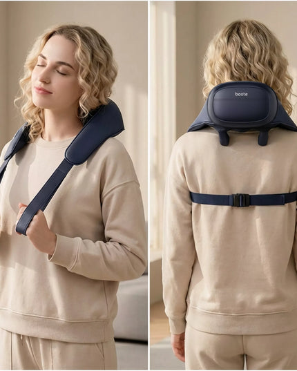 Boste Soothe Neck Massager bevielis kaklo, nugaros ir kūno masažuoklis su šildymo funkcija