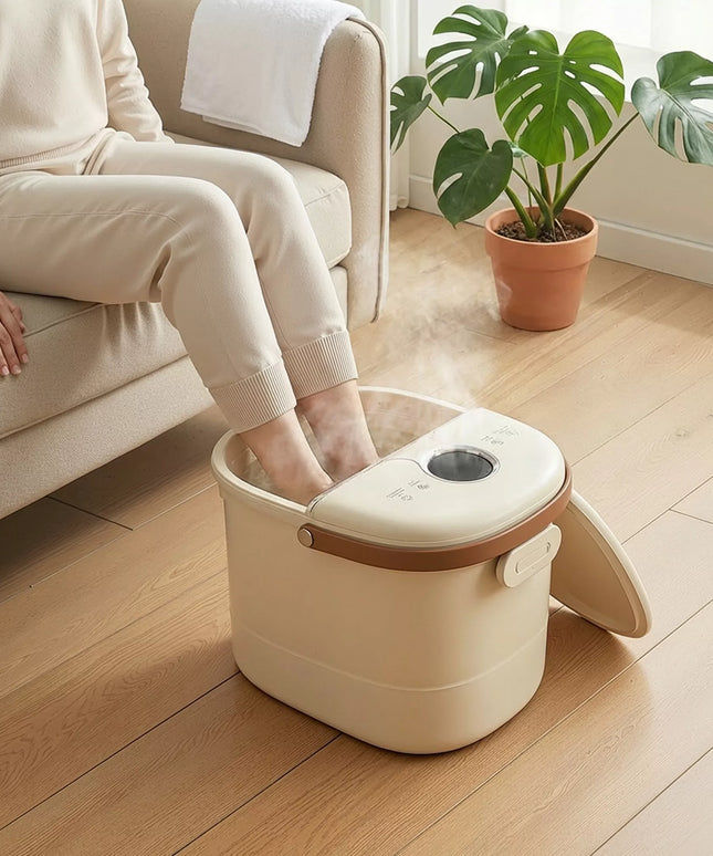 Boste Harmony Foot SPA vandens pėdų masažuoklis su šildymo funkcija, hidromasažu, lietaus dušo efektu ir nuotolinio valdymo pulteliu