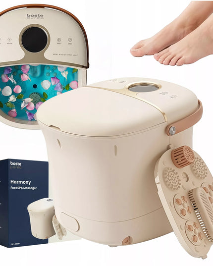 Boste Harmony Foot SPA vandens pėdų masažuoklis su šildymo funkcija, hidromasažu, lietaus dušo efektu ir nuotolinio valdymo pulteliu
