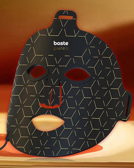 Boste Purea Spectra LED fotoninė veido kaukė, 4 šviesos režimai, nuotolinis valdymas