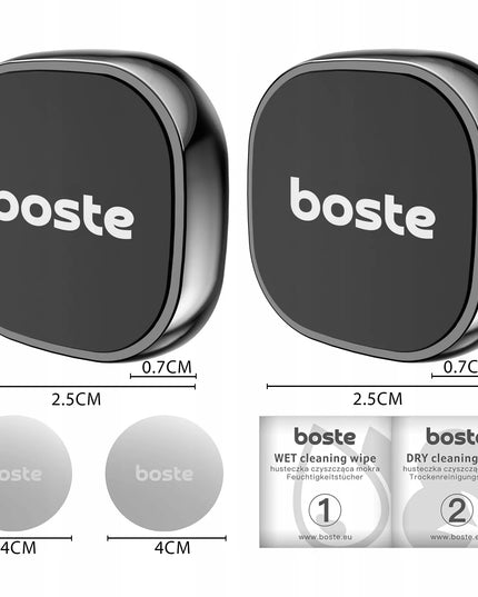 BOSTE STIPRUS UNIVERSALUS MAGNETINIS LAIKIKLIS TELEFONUI RAKTAMS 2 VNT. RINKINYS