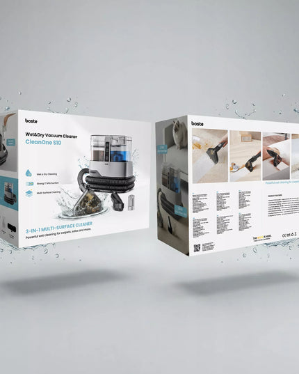 BOSTE plaunantis dulkių siurblys kilimams, apmušalams, automobiliams, lovoms ir sofoms 600W