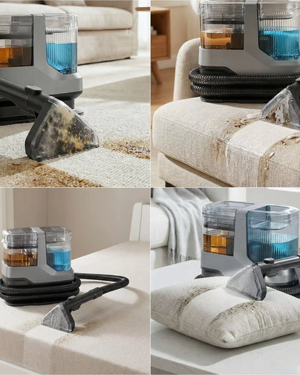 BOSTE plaunantis dulkių siurblys kilimams, apmušalams, automobiliams, lovoms ir sofoms 600W