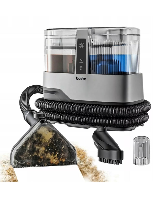 BOSTE plaunantis dulkių siurblys kilimams, apmušalams, automobiliams, lovoms ir sofoms 600W