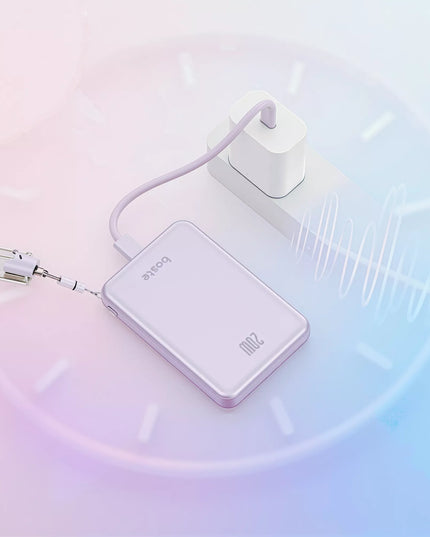 BOSTE IŠORINĖ BATERIJA KROVIKLIS MAGSAFE BELAIDŽIAM ĮKROVIMUI SU PD 20W USB-C LAIDU