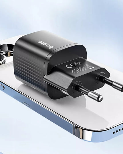 Boste greitasis sieninis įkroviklis USB-C 20W universalus QC PD