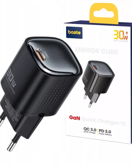 Boste greitasis tinklo įkroviklis USB-C 30W universalus QC PD galingas