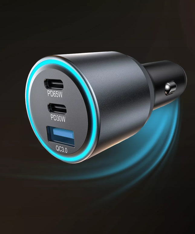 BOSTE greitas galingas automobilinis įkroviklis USB-A USB-C 95W universalus QC PD