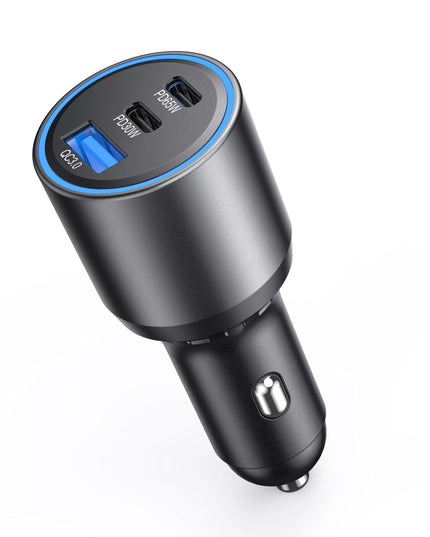 BOSTE greitas galingas automobilinis įkroviklis USB-A USB-C 95W universalus QC PD