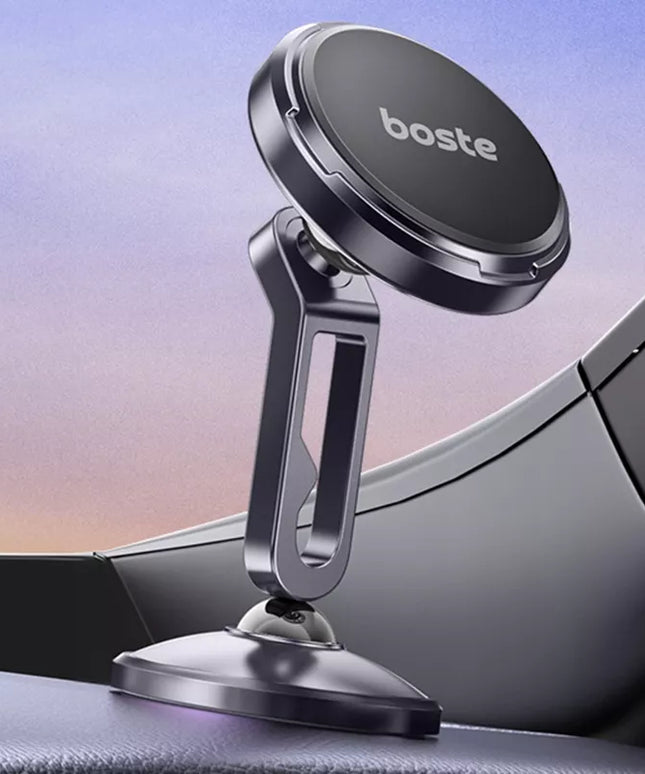 BOSTE MAGNETINIS AUTOMOBILINIS TELEFONO LAIKIKLIS STIPRUS STABILUS ANT PRIETAISŲ SKDELIO