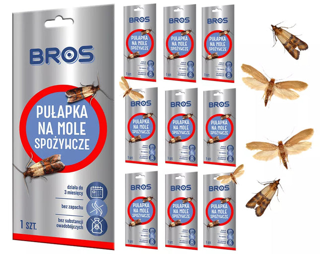 BROS Lipni gaudyklė maisto kandims veikia iki 3 mėnesių, bekvapė - 10 vnt.