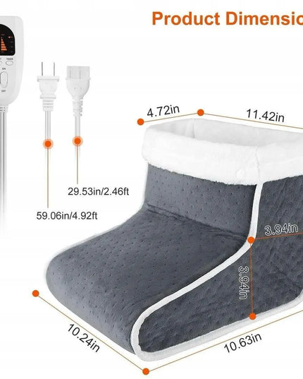 Ruhhy ALTERA elektrinis šildomasis pėdų apavas su pūkuotu pamušalu