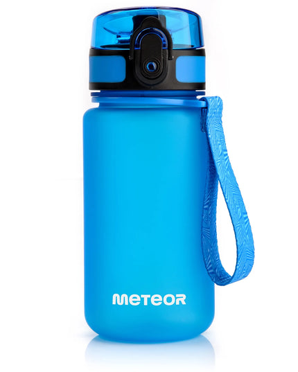 Meteor 350 ml mėlynas „Tritan“ gertuvė su sieteliu, snapeliu ir rankena, be BPA