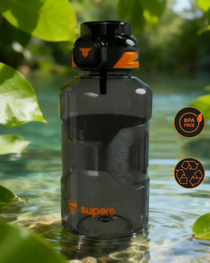 SUPERO TKK1021 sportinė vandens gertuvė iš „Tritan“, 1,5 l, su snapeliu