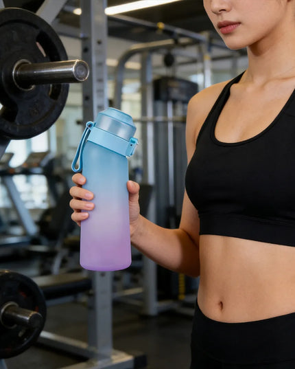 Aromatinis vandens buteliukas „Physiq“ su 7 aromatiniais žiedais, 650 ml