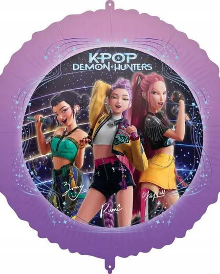 Foliinis balionas K-Pop Demon Hunters Huntrix, 45 cm