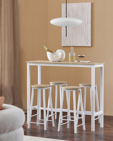 Baro stalas su kėdėmis, komplektas, 120x100x40cm