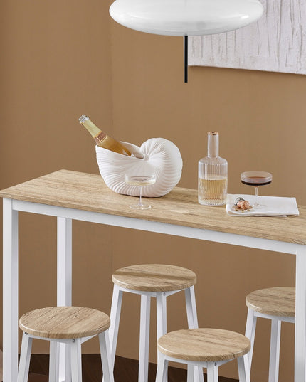 Baro stalas su kėdėmis, komplektas, 120x100x40cm