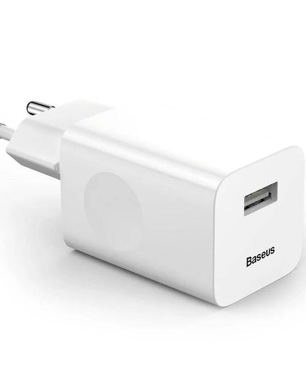 Baseus Greitas įkroviklis Sieninis ES USB QC maitinimo adapteris