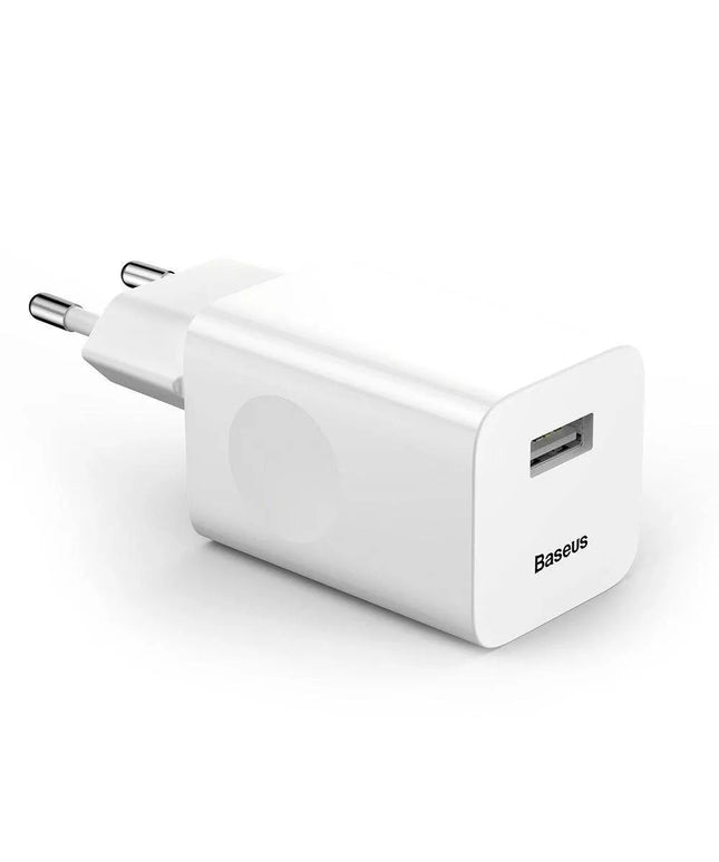 Baseus Greitas įkroviklis Sieninis ES USB QC maitinimo adapteris