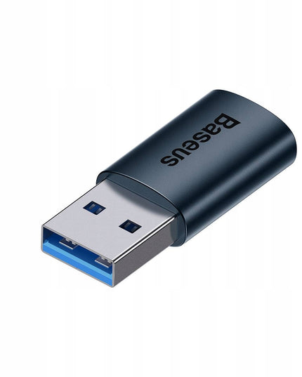 Baseus Ingenuity Series Mini adapteris USB 3.1 OTG į USB Type-C, mėlynas