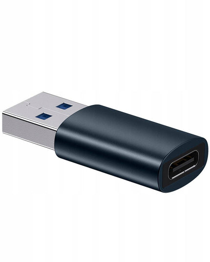 Baseus Ingenuity Series Mini adapteris USB 3.1 OTG į USB Type-C, mėlynas