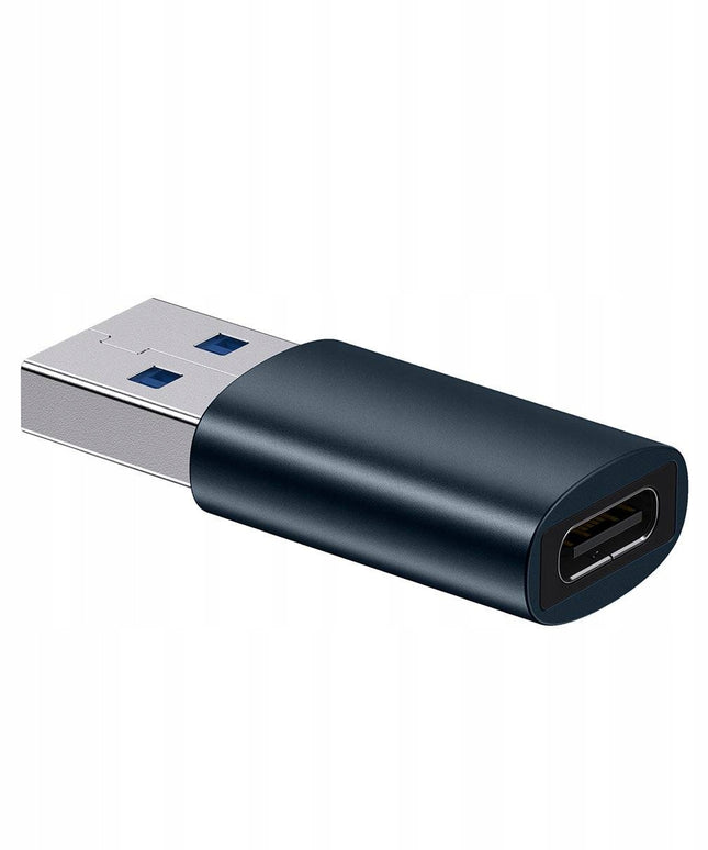 Baseus Ingenuity Series Mini adapteris USB 3.1 OTG į USB Type-C, mėlynas