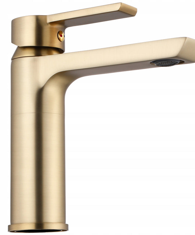 Pastatomas praustuvo maišytuvas REA ARGUS šlifuoto aukso žemas