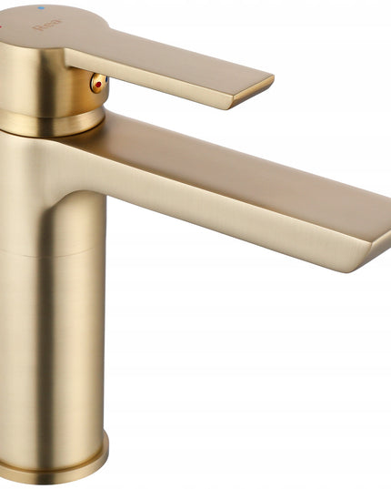 Pastatomas praustuvo maišytuvas REA ARGUS šlifuoto aukso žemas