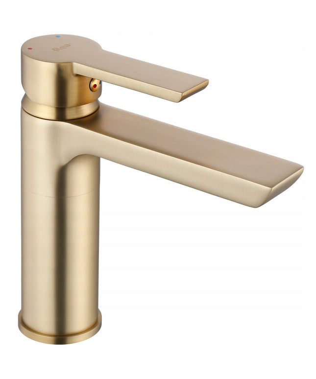 Pastatomas praustuvo maišytuvas REA ARGUS šlifuoto aukso žemas