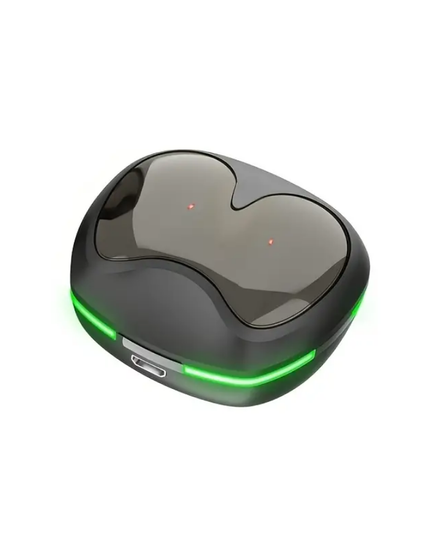 Belaidės ausinės, atsparios vandeniui, juodos