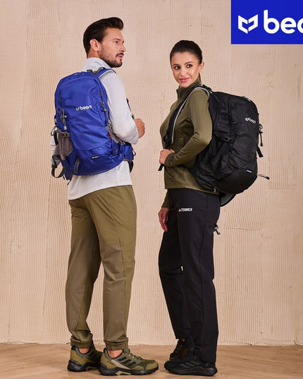 Beon Kalnų Žygio Kuprinė, 30L, Vyrams ir Moterims, Tvirta, Juoda